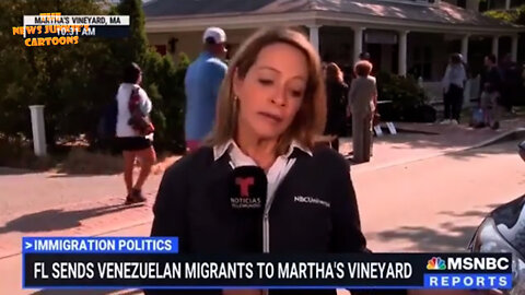 MSNBC: "I can tell you, they’re not angry at Ron DeSantis. They are actually thanking him for having brought them to Martha's Vineyard."