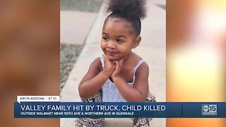 Valley family hit by truck, child killed