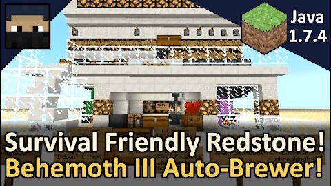 Behemoth III Auto-Brewer! Minecraft Java 1.7.4! Tyruswoo Minecraft