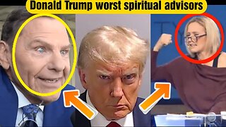 Trump's two most blasphemous spiritual advisors.