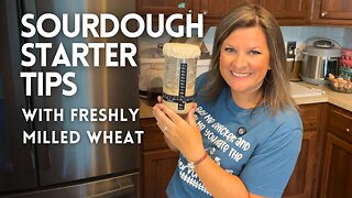 YES! You can use freshly milled flour for sourdough starter - expert tips!
