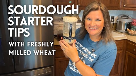 YES! You can use freshly milled flour for sourdough starter - expert tips!