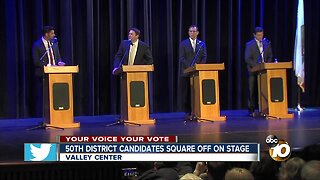 50th District candidates square off on stage