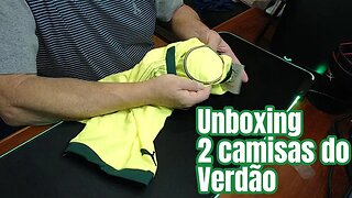 Unboxing 2 camisas do Palmeiras da Mikejersey