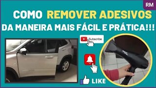 Adesivos fitas e colas como tirar sem dar trabalho do carro, geladeira etc. #dicas