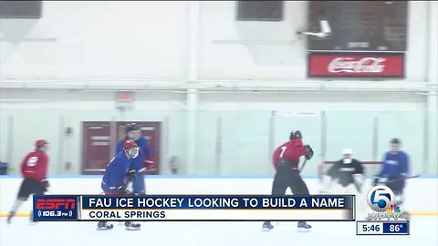 FAU Ice Hockey Looking to Build Name