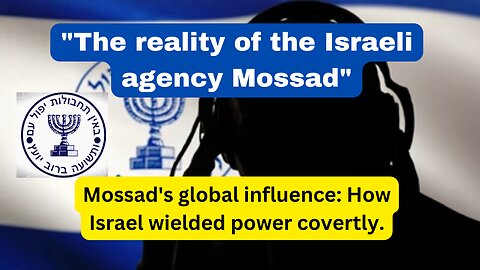 "Unmasking Mossad: The Secret Struggle for Palestine | Episode 1"#Masad #IsraeliOppression #Palestin