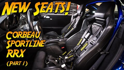 Corbeau Sportline RRX Seats For My Cayman, Part 1: Remove The Stock Seats (DISCONNECT THE BATTERY!)