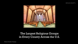 The Largest Religious Groups in Every County Across the U.S.