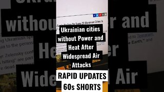 Putin Unleashes On Ukraine After Crimea Bridge Attack #RapidShorts