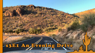 An Evening Drive in the Desert