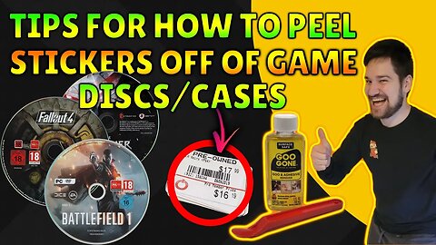 Tips on How to Peel the Stickers off of Video Game and DVD Cases