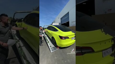 Tesla delivery fail 🤣