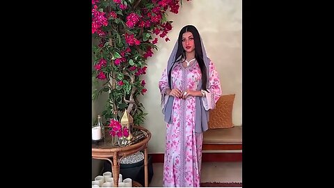 Floral Print Jalabiya Long Arabic Dress Casual | ʟɪɴᴋ ɪɴ ᴛʜᴇ ᴅᴇꜱᴄʀɪᴘᴛɪᴏɴ 👇 ᴛᴏ ʙᴜʏ