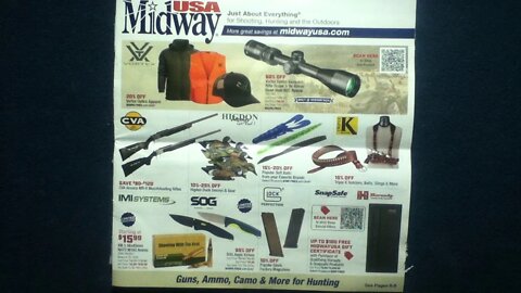 CATALOG REVIEW : MidwayUSA Fall 2022 Advertising Flyer (arrived September 2022)