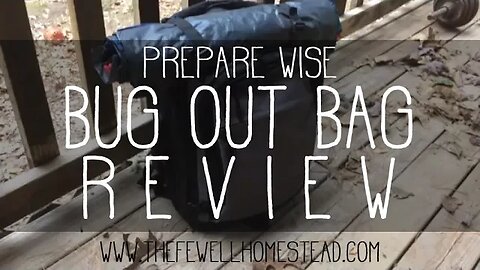 Prepare Wise Bug Out Bag Review
