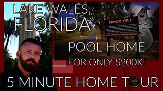 Pool Home For Sale in Lake Wales FL for only $200K! | Oliver Thorpe 352-242-7711