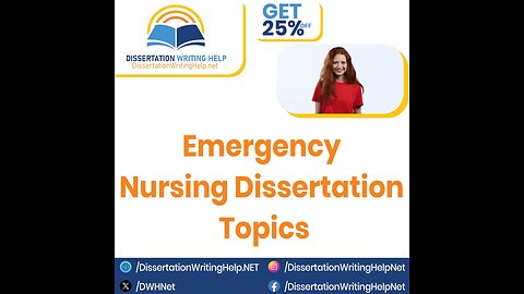 Emergency Nursing Dissertation Topics