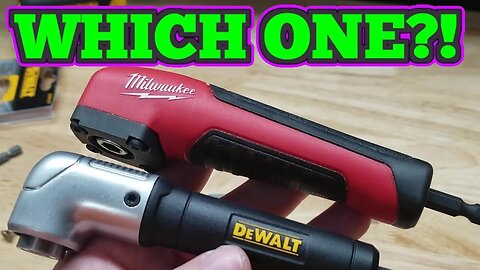 DeWALT Vs. Milwaukee - Right Angle Driver Attachments, Adapters!