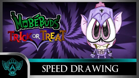 Speed Drawing: MobéBuds Trick or Treat - Gasblin | A.T. Andrei Thomas 2022