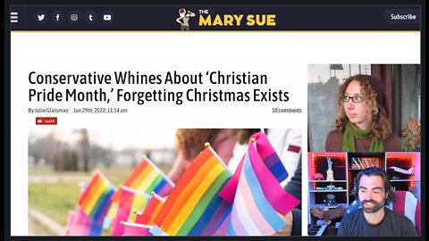 BEYOND Parody! Jewish Author Compares Christmas To PRIDE Month