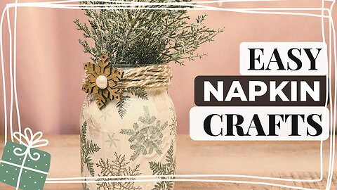 Insanely Easy DIY Napkin Hacks for Stunning Christmas Decorations | Learn Decoupage Secrets! 🎄🎅❄️