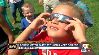 Eclipse watch party at Thomas More College