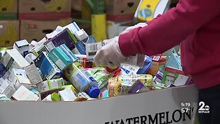 First-time volunteers help fill a void at the Maryland Food Bank