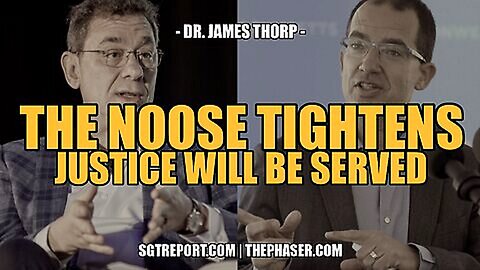 "THE NOOSE TIGHTENS AROUND 'BIG PHARMA'S NECK & JUSTICE WILL BE SERVED" DR. 'JAMES THORP'