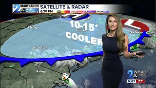 Cold Front Arrives Tonight