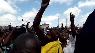SOUTH AFRICA - Johannesburg - Alexander protest (videos) (7Zc)