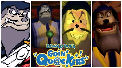 Donald Duck: Goin' Quackers /Quack Attack | Merlock the Magician FINAL BOSS COMPARISON