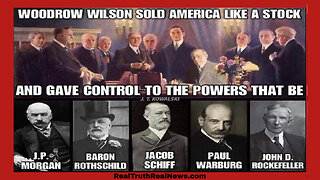 🗺️ Notes From a Private Meeting With Globalist Puppet President Woodrow Wilson: "We Can Compel People to Submit To Our Agenda"