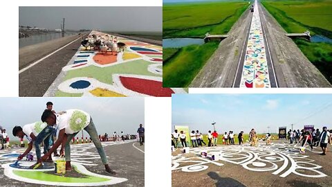 Alpana of Baishakh, on the banks of Haor ll হাওরের তীরে বৈশাখের আলপনা