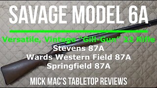 Savage Model 6A 22 Rifle Tabletop Review - Episode #202415