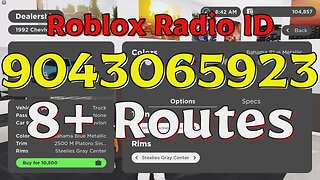 Routes Roblox Radio Codes/IDs