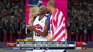 NBA great Kobe Bryant dies at 41