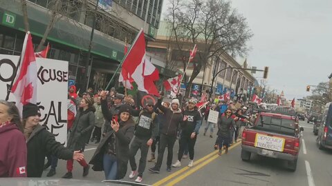 Victoria BC Freedom Convoy Protest Feb.19, 2022 #irnieracingNews