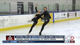 Former olympic skaters train high level ice dancers at Hertz Arena, gear up for performance Sunday