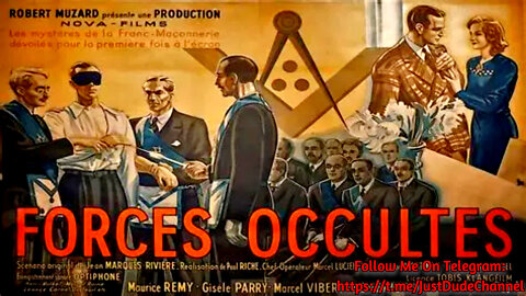 Forces Occultes (1943) - The Mysteries Of Freemasonry For The First Time Were Unveiled On Screen!!