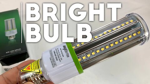 1,320 Lumens LED Corn COB Light Bulb Review