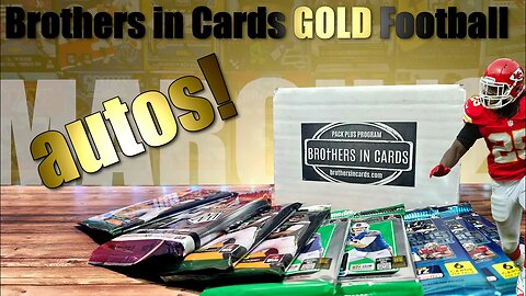 9 RANDOM HOBBY PACKS! | Brothers in Cards GOLD Football - March Pack Plus Program (Trading Cards)