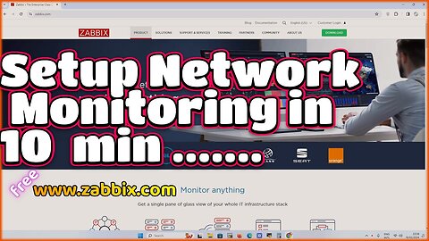 #zabbix Free Tool - Setup Network Monitoring in 10 Min #pnetlab #networkmonitoring