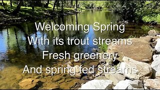 Peaceful music & videos Mountain Streams Springtime