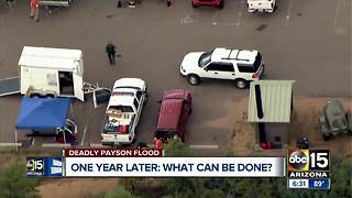 One year after deadly Payson flooding; what has been done?