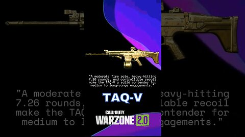 BEST TAQ-V META LOADOUT in Warzone 2 😲 #shorts
