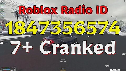 Cranked Roblox Radio Codes/IDs