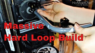 Build Hard Loop Water Cooling 16 Core AMD - Thermaltake Level 20 HT Build Part 3