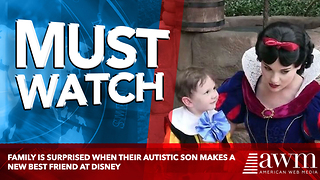 Family Is Surprised When Their Autistic Son Makes A New Best Friend At Disney