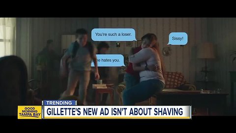 New Gillette advertisement takes on 'toxic masculinity' to promote 'The Best Men Can Be'